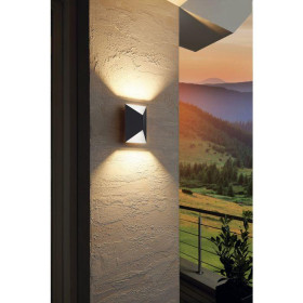 Απλίκα LED 5W 3000k Ανθρακί Και Λευκό Predazzo 93994 EGLO