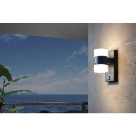 Απλίκα LED 9.8W 3000k Ανθρακί Και Λευκό Με Αισθητήρα Κίνησης Atollari 96276 EGLO