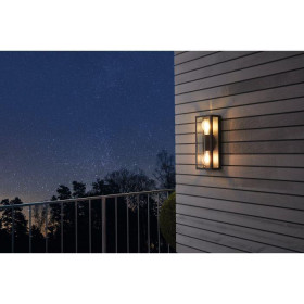 Απλίκα E27 Μαύρο Και Διάφανο Alamonte1 98273 EGLO