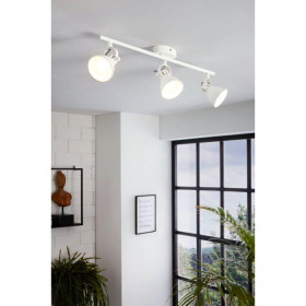 Σποτ Οροφής Τρίφωτο GU10 Λευκό Seras1 98395 EGLO