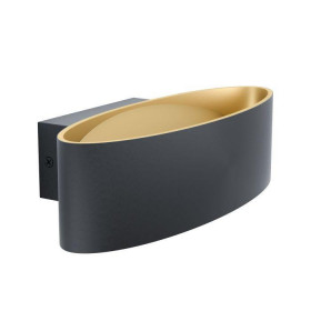 Απλίκα LED 10W 3000k Μαύρο Και Χρυσό Maccacari 98542 EGLO