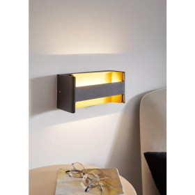 Απλίκα LED 10W 3000k Μαύρο Και Χρυσό Feloniche 98545 EGLO
