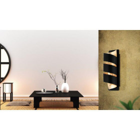 Απλίκα E14 Μαύρο Και Χρυσό Elizondo 98755 EGLO