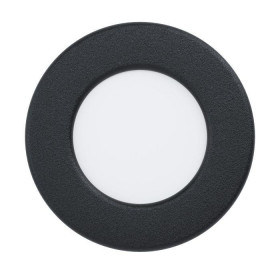 Σπότ Χωνευτό LED 2.7W 3000k Μαύρο Σταθερό Fueva5 99213 EGLO