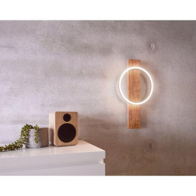 Απλίκα LED 12W 3000k Μαύρο Και Καφέ Boyal 99353 EGLO