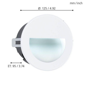 Φωτιστικό Χωνευτό LED 2.5W 4000k Λευκό Aracena 99574 EGLO