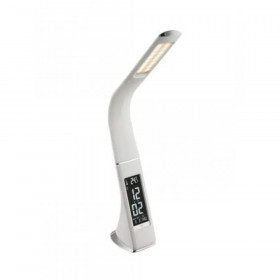 Φωτιστικό Γραφείου LED 10W 4000k Ιβουάρ Με Ρολόι 17-00143-30 FOS ME