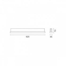 Απλίκα Μπάνιου LED 14W 4000k Χρώμιο 6218 SPOTLIGHT