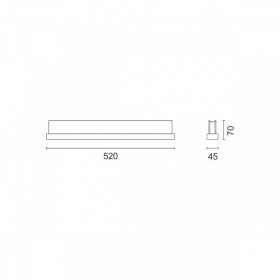 Απλίκα Μπάνιου LED 12W 4000k Χρώμιο 6287 SPOTLIGHT