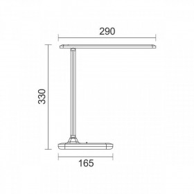 Φωτιστικό Γραφείου LED 5W 3000K-6000K Λευκό 6918 SPOTLIGHT