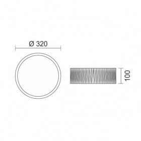 Πλαφονιέρα LED 18W 3000k-6000k Λευκό 6983 SPOTLIGHT
