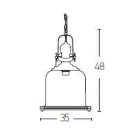 Φωτιστικό Μονόφωτο Ε27 Μπρονζέ 16106 ZAMBELIS