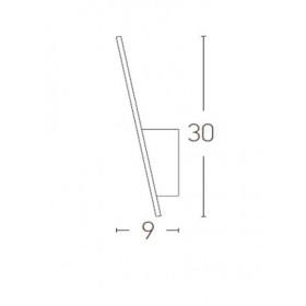 Απλίκα LED 6W 3000k Λευκό 16155 ZAMBELIS