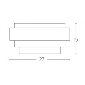Απλίκα E27 Λευκό 16158 ZAMBELIS
