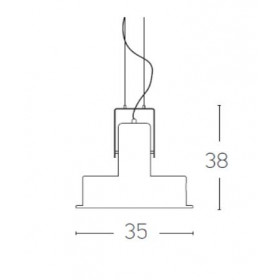 Φωτιστικό Μονόφωτο E27 Μαύρο 1644 ZAMBELIS