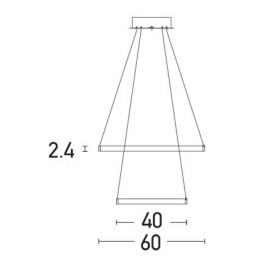 Φωτιστικό LED 75W 3000k Λευκό 180032 ZAMBELIS