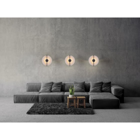 Απλίκα LED 13W 3000k Λευκό Και Μαύρο 1910 ZAMBELIS