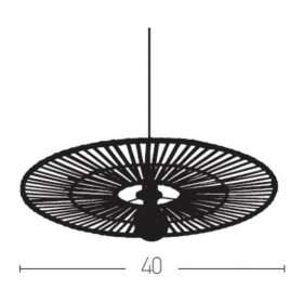 Φωτιστικό Μονόφωτο Ε27 Από Μπαμπού 19107 ZAMBELIS