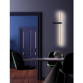 Απλίκα LED 12W 3000k Μαύρο 19117 ZAMBELIS