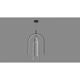 Φωτιστικό LED 80W 3000k Μαύρο 1932 ZAMBELIS