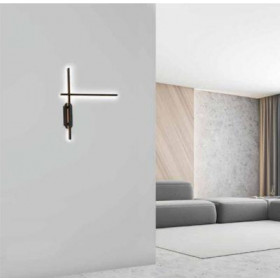 Απλίκα LED 20W 3000k Μαύρο 1945 ZAMBELIS