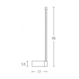 Απλίκα LED 12W 3000k Μαύρο 20114 ZAMBELIS
