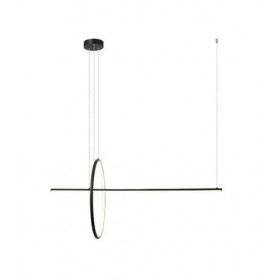 Φωτιστικό LED 48W 3000K Μαύρο 20128 ZAMBELIS