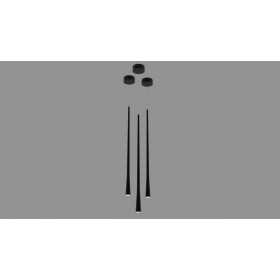 Φωτιστικό LED 7W 3000k Μαύρο 20142 ZAMBELIS