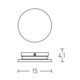 Απλίκα LED 7.5W 3000k Λευκό 20271 ZAMBELIS