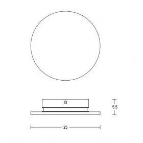 Απλίκα LED 9.2W 2700k Λευκό Γύψος 20272 ZAMBELIS