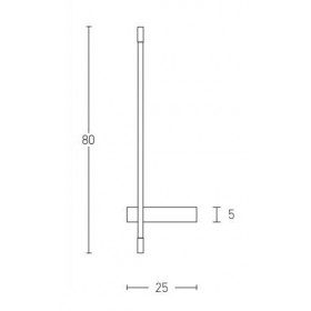 Απλίκα LED 10W 3000k Μαύρο 20339 ZAMBELIS