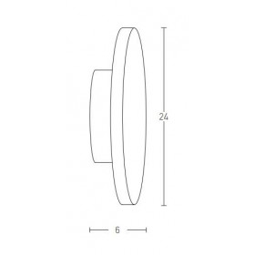 Απλίκα LED 10W 3000k Ορείχαλκος 20350 ZAMBELIS