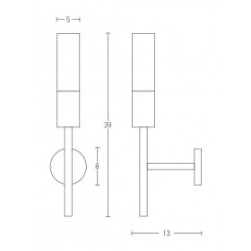 Απλίκα G9 Χρυσό Και Μάρμαρο 20352 ZAMBELIS
