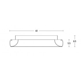 Πλαφονιέρα LED 30W 3000k Χρυσό 2042 ZAMBELIS