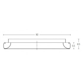 Πλαφονιέρα LED 60W 3000k Χρυσό 2058 ZAMBELIS