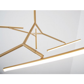 Φωτιστικό LED 49W 3000k Χρυσό 2071 ZAMBELIS