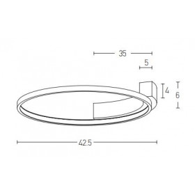Φωτιστικό LED 25W 3000k Λευκό 2075 ZAMBELIS