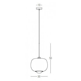 Φωτιστικό Μονόφωτο G9 Χρυσό Και Φυμέ 22058 ZAMBELIS