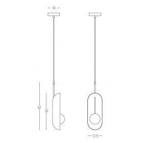 Φωτιστικό Μονόφωτο G9 Χρυσό 22060 ZAMBELIS