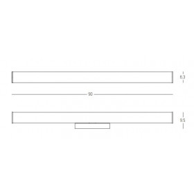 Απλίκα Μπάνιου LED 21W 3000k Χρώμιο 22086 ZAMBELIS