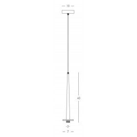 Φωτιστικό LED 6W 3000k Μαύρο Και Λευκό 22110 ZAMBELIS