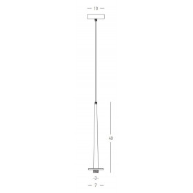 Φωτιστικό LED 6W 3000k Χρυσό Και Λευκό 22111 ZAMBELIS