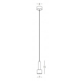 Φωτιστικό LED 7W 3000k Μαύρο 22177 ZAMBELIS