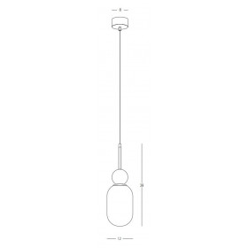 Φωτιστικό Μονόφωτο E27 Μαύρο Και Χρυσό 22215 ZAMBELIS