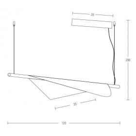 Φωτιστικό LED 18W 3000k Μαύρο Και Μπρονζέ 22229 ZAMBELIS