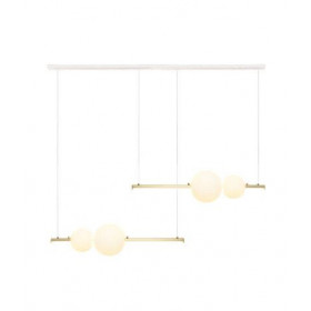 Φωτιστικό LED 22W 3000k Χρυσό Και Λευκό 22235 ZAMBELIS