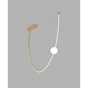 Φωτιστικό LED 18W 3000k Χρυσό 22250 ZAMBELIS