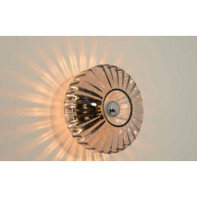 Απλίκα E27 Γκρι Και Φυμέ 23011 ZAMBELIS