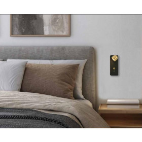 Απλίκα LED 2.5W 3000k Ορείχαλκος Και Μαύρο Με USB 23038 ZAMBELIS