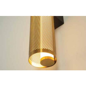 Απλίκα LED 11W 3000k Ορείχαλκος Και Μαύρο 23041 ZAMBELIS